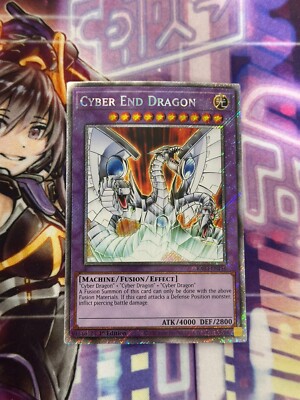 Yugioh Cyber End Dragon Platinum Secret Rare RA03-image