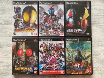 SONY PS2 Kamen Rider & 555 & Kabuto & Blade Climax Heroes & Godzilla from Japan-image
