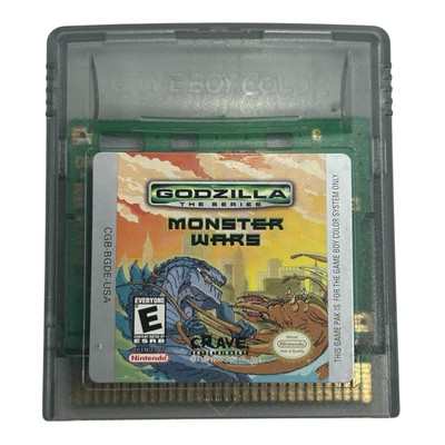 Godzilla Monster Wars (Nintendo Game Boy Color) Authentic Tested Game Cartridge-image