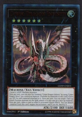 Yugioh Cyber Dragon Infinity LEDD-ENB31 Ultra Rare 1st Ed - VLP-image