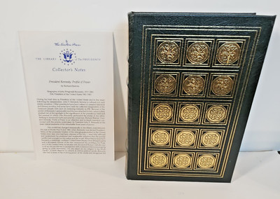 President Kennedy Biography By Richard Reeves EASTON PRESS Leather Bound￼-image