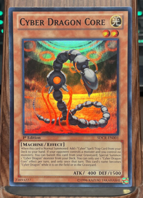 1 X Cyber Dragon Core SDCR-EN001 New Super 1st X 1 Mint Cyber Dragon Revolution-image