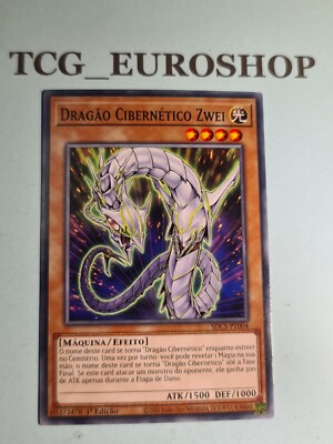 CYBER DRAGON ZWEI▪︎YUGIOH▪︎SDCS▪︎2021▪︎1st Edition▪︎PORTUGUESE▪︎NM #2845-image