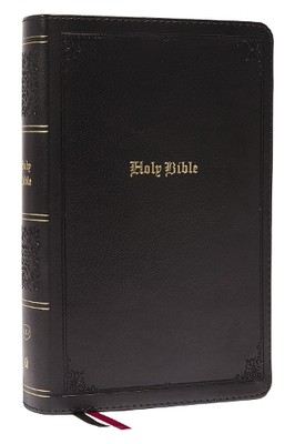 Thomas Nelson KJV Holy Bible: Large Print Single-Column with 43, (Leather Bound)-image
