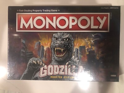Monopoly Godzilla Monster Edition Board Game New in Shrink NIS-image