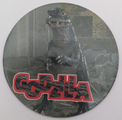 Baby Godzilla 05 Godzilla New Cap Collection Menko Amada Card 1995 Japanese A2-image