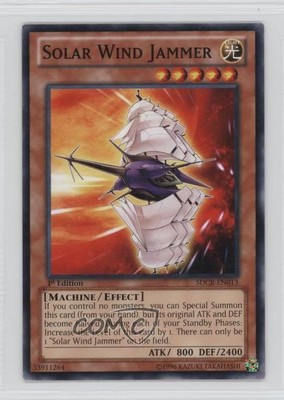 Solar Wind Jammer 1st Ed. YuGiOh Cyber Dragon Revolution Structure Deck 0g4-image
