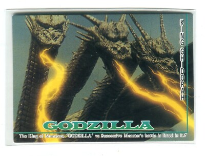 1995 Amada Godzilla King of the Monsters #52 King Ghidorah Character Intro-image