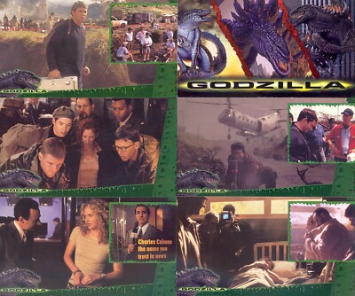 GODZILLA THE MOVIE INKWORKS SET OF 72 CARDS-image