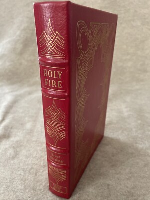 Easton Press Science Fiction Holy Fire by Bruce Sterling SIGNED NrMINT DX-image