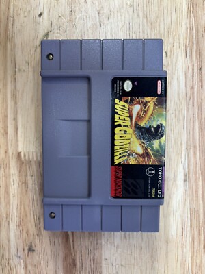 Super Godzilla (Super Nintendo SNES, 1994) Cartridge Only Untested-image