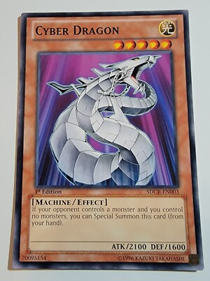 Cyber Dragon - SDCR-EN003 Common 1st Edition Yugioh-image