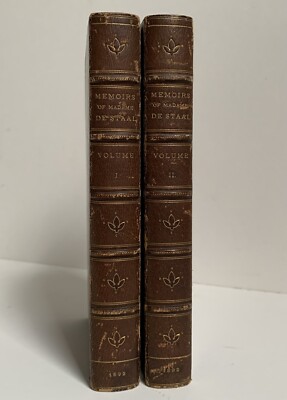 Memoirs Madame De Staal De Launay 1898 2 Vols Bradstreet's FINE BINDING RARE-image