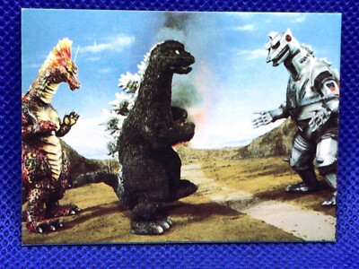 Terror of Mechagodzilla  Mini menko card 2.5 in No.118 TOHO 1970's Japanese F/S-image