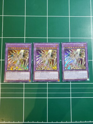 Yu-gi-oh! TCG 3x CYBERDARK END DRAGON SDCS-EN044 x3 ULTRA YUGIOH! 1st Cyber NM-image