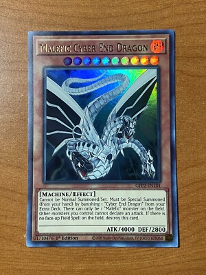 YuGiOh GFP2-EN101 Malefic Cyber End Dragon Ultra Rare 1st Edition NM-image