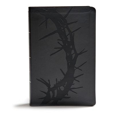 CSB Bibles by H KJV Giant Print Reference Bible, Charcoal Leathe (Leather Bound)-image