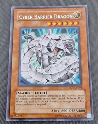 yu-gi-oh card, CYBER BARRIER DRAGON DP04-EN002-image