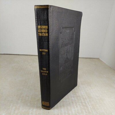 Antique 1919 Leather Business Administration LaSalle Extension University Vol 15-image