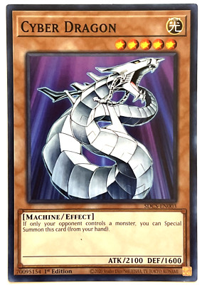 YuGiOh! - Cyber Dragon - SDCS-EN003 - 1st Edition - Common-image