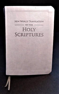 New World Translation of the Holy Scriptures - Grey Faux Leather Cover - Compact-image
