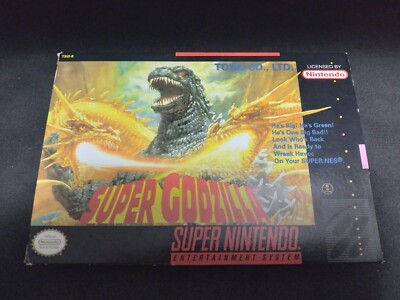 SNES Super Godzilla; Toho Co., LTD. 1994-image