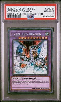 Yugioh Speed Duel SGX1 Cyber End Dragon PSA 10 Pop 10-image