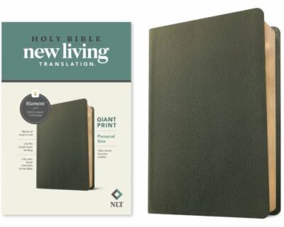 NLT Personal Size Giant Print Bible, Filament-Enabled Edition (Genuine Leather, -image