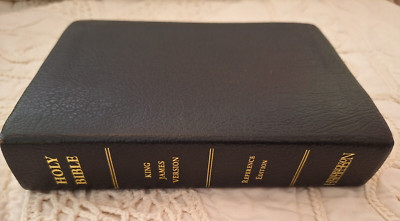 Holy Bible KJV Reference Ed Hendrickson Bonded Black Leather 2011-image