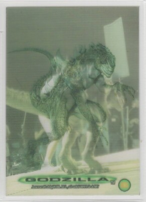 1998 Toho GODZILLA Movie Holographic Motion card #63-image