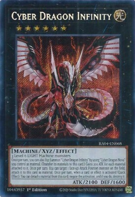 Cyber Dragon Infinity (RA04-EN068) - Secret Rare - 1st Edition-image