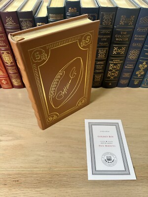 Golden Boy, Paul Hornung, Signed ✍️ 1st Edition, Easton Press, Excellent-image