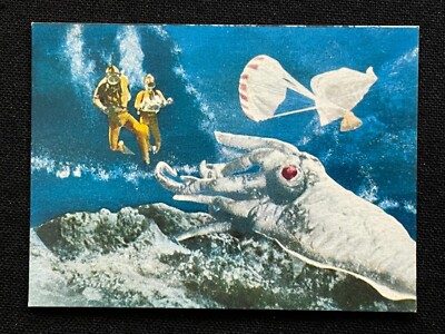 Godzilla Gezora Mini Card Japanese TOHO TOEI Menko 2.6x1.9 Rare F/S B-image