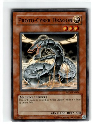 Yu-Gi-Oh! Proto-Cyber Dragon Common DP04-EN004 MP Very Good Unlimited-image