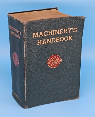 Machinery's Handbook 14th Edition Industrial Press 1953 Machine Shop Drafting-image