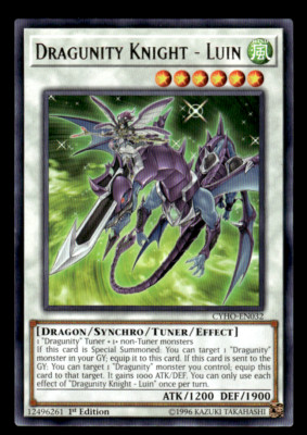 Dragunity Knight - Luin CYHO-EN032 Cybernetic Horizon 1st Edition-image