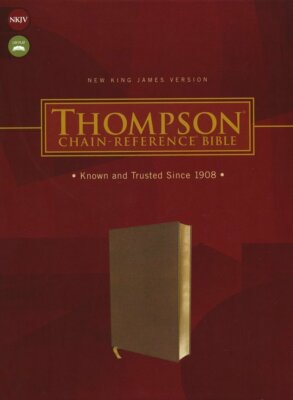 NKJV Thompson Chain-Reference Bible Brown Leathersoft Simulated Leather-image