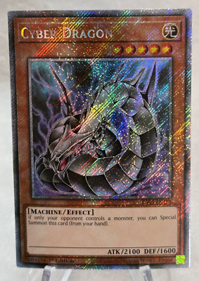 Yu-Gi-Oh! - Cyber Dragon RA03-EN155 Platinum Secret Rare 1st Edition-image