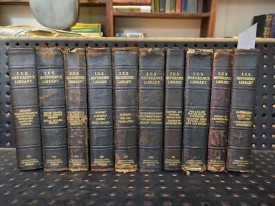 8 INTERNATIONAL CORRESPONDENCE SHOOLS REFERENCE LIBRARY Books Engineering more!-image