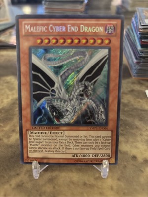Yugioh! Malefic Cyber End Dragon YMP1-EN004  Secret Rare - Limited Edition 1996-image