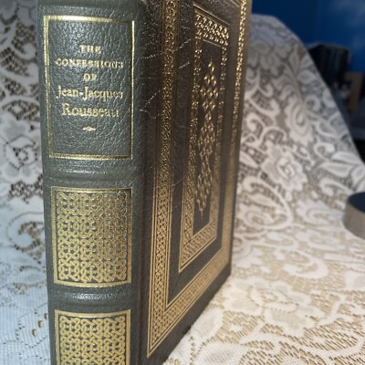 Easton Press - The Confessions of Jean-Jacques Rousseau   100 Greatest Books-image