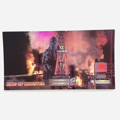 1996 AMADA Wide Collection Card King of Monster No.10 Godzilla vs. King Ghidora-image