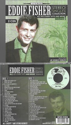 EDDIE FISHER-STEREO SINGLES COLLECTION V.2-ALL HIS CHART HITS & MORE-53 CUTS-2CD-image