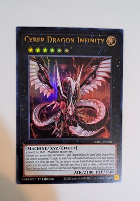 Yu-Gi-Oh Cyber Dragon Infinity Quarter Century Stampede Ultra Rare ERROR CARD!!!-image