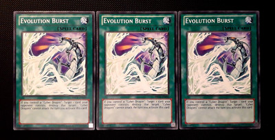 Yu-Gi-Oh! 3x Evolution Burst, SDCR-EN020, Common, 2. Edition, English, NM/NM/EX-image