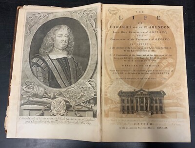 1759 The Life of Edward, Earl of Clarendon, Written by Himself, First Edition-image