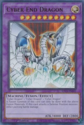 Yugioh! LP Cyber End Dragon - SDCS-EN041 - Ultra Rare - 1st Edition Lightly Play-image