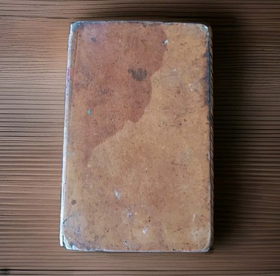 1824 Antique Math: A Key to Bonnycastle’s Mensuration Benjamin Hallowell Leather-image