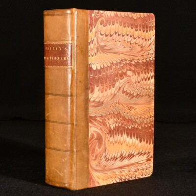 1757 An Universal Etymological English Dictionary Nathan Bailey Early Edition...-image