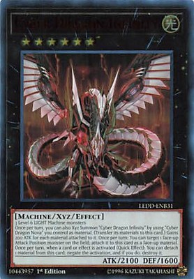 Yu-Gi-Oh! TCG Legendary Dragon Decks Cyber Dragon Infinity #LEDD-ENB31 1st Ed-image